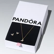Kép 3/4 - Pandora sárga arany pillangó nyaklánc - 364267C01-45 Kép 3/4 - Pandora sárga arany pillangó nyaklánc - 364267C01-45