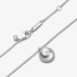 Kép 4/5 - Pandora tenyésztett gyöngy és pavé colier nyaklánc - 393165C01-45