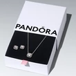 Kép 3/4 - Pandora ezüst négyszögletes köves nyaklánc - 393560C02-45 Kép 3/4 - Pandora ezüst négyszögletes köves nyaklánc - 393560C02-45