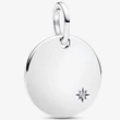Kép 1/5 - Pandora laboratóriumi gyémántos 0.012 ct TWl gravírozható medál - 394012C01