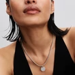 Kép 5/5 - Pandora laboratóriumi gyémántos 0.012 ct TWl gravírozható medál - 394012C01