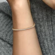 Kép 3/4 - Pandora szikrázó arany teniszkarkötő - 561469C01-18