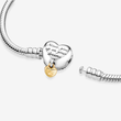 Kép 3/4 - Pandora Disney, szívkapcsos karkötő - 569563C01-16