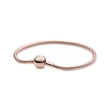 Kép 1/2 - Pandora Moments sima felületű rose karkötő - 580728-16