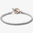 Kép 2/3 - Pandora Signature T-kapcsos bicolor karkötő - 582309C00-16