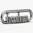 Kép 1/4 - Pandora ME Freedom feliratú láncszem - 749666C00