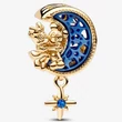 Kép 1/5 - Pandora Disney Mickey & Minnie arany hold  charm - 762956C01