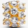 Kép 2/5 - Pandora kerek szikrázó arany charm - 763234C01
