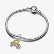 Kép 4/5 - Pandora bicolor forgó kerekű kerékpár függő - 763354C01