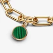 Kép 2/5 - Pandora zöld gravírozható mini medál - 763389C01