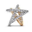Kép 2/6 - Pandora bicolor összefonódó csillag charm - 763590C01