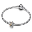 Kép 3/6 - Pandora bicolor összefonódó csillag charm - 763590C01