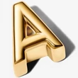 Kép 2/2 - Pandora arany "A" betű charm - 763947C00