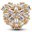 Kép 1/4 - Pandora sárga arany szikrázó szív charm - 764240C01