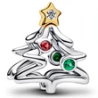 Kép 2/4 - Pandora bicolor karácsonyfa charm - 764248C01