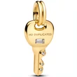 Kép 1/5 - Pandora "NO DUPLICATES" aranyozott kulcs függő  - 764347C01