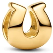 Kép 2/5 - Pandora aranyozott szerencsepatkó mini charm  - 764517C00