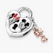 Kép 4/5 - Pandora Disney Mickey egér és Minnie egér lakat charm - 780109C01