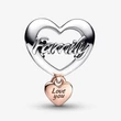 Kép 2/5 - Pandora love you family charm - 782326C00