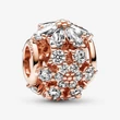 Kép 1/5 - Pandora csillogó rozé Herbárium charm - 782383C01