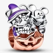 Kép 1/4 - Pandora Moments Mickey&Minnie Halloween tök charm- 782816C01
