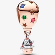 Kép 1/5 - Pandora kéttónusú Mikulás hőlégballon charm - 782976C01