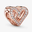 Kép 1/4 - Pandora szikrázó szabadkézi szív charm - 788692C01