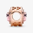 Kép 3/4 - Pandora szikrázó lapos szív charm - 789218C01