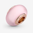 Kép 4/5 - Pandora matt rózsaszín muránói charm - 789421C00