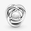 Kép 2/5 - Pandora áttetsző örökkévalóság kör április charm - 790064C01