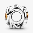 Kép 3/5 - Pandora mézszínű örökkévalóság kör november charm - 790065C04