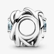 Kép 3/5 - Pandora tengerkék örökkévalóság kör március charm - 790065C09