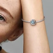 Kép 4/5 - Pandora tengerkék örökkévalóság kör március charm - 790065C09