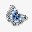 Kép 4/6 - Pandora kék csillogó pillangó charm - 790761C01