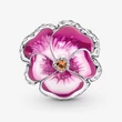 Kép 2/6 - Pandora rózsaszín árvácska charm - 790777C01