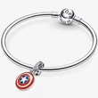 Kép 5/6 - Pandora Marvel Bosszúállók Amerika Kapitány pajzsa függő - 790780C01