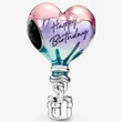 Kép 1/6 - Pandora boldog születésnapot hőlégballon charm - 791501C01