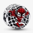 Kép 1/5 - Pandora Marvel áttetsző hálós Pókember charm - 792350C01
