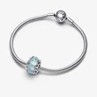 Kép 3/5 - Pandora jégkék hópelyhes muránói üveg charm - 792377C00