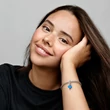 Kép 5/5 - Pandora UNICEF kék muranói üveg családfa függő - 792614C01