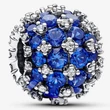 Kép 1/5 - Pandora szikrázó kék gömb pavé charm - 792630C02