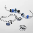 Kép 4/5 - Pandora szikrázó fekete pavé gömb charm - 792630C04