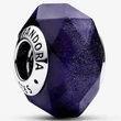 Kép 1/5 - Pandora kék csiszolt muránói üveg charm - 792984C00
