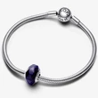 Kép 3/5 - Pandora kék csiszolt muránói üveg charm - 792984C00