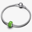 Kép 4/5 - Pandora zöld mini muránói üveg charm - 793106C00