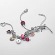 Kép 4/5 - Pandora rózsaszín mini muránói üveg charm - 793107C00