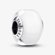 Kép 1/5 - Pandora fehér mini muránói üveg charm - 793118C00