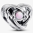 Kép 1/5 - Pandora Anya nyitott szív opál charm - 793233C01