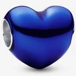 Kép 1/5 - Pandora kék szív charm - 793337C05