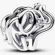 Kép 1/5 - Pandora ezüst áttört elefánt charm - 793345C01